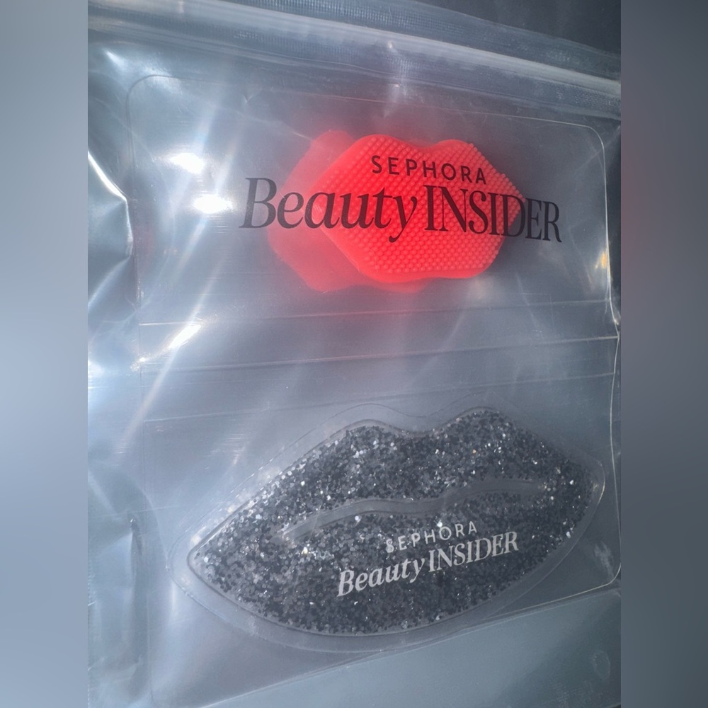 NEW Sephora Lip Scrub Set + Black Swivel Mirror - Picture 5 of 8